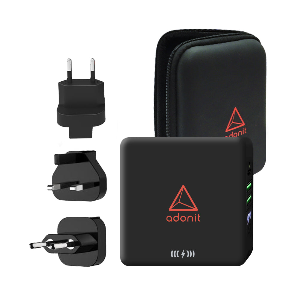 adonit-travelcube-powerbank-6700-mah-mit-qi-wireless-charger-und-reiseadaptern image 1