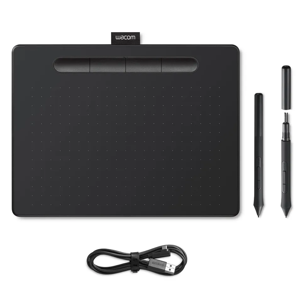 wacom-intuos-m-stifttablett-schwarz-mit-pen-4k-bluetooth-frei image 1