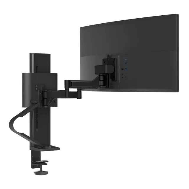ergotron-trace-45-630-224-monitorhalterung-single-tischklemme-schwarz image 1