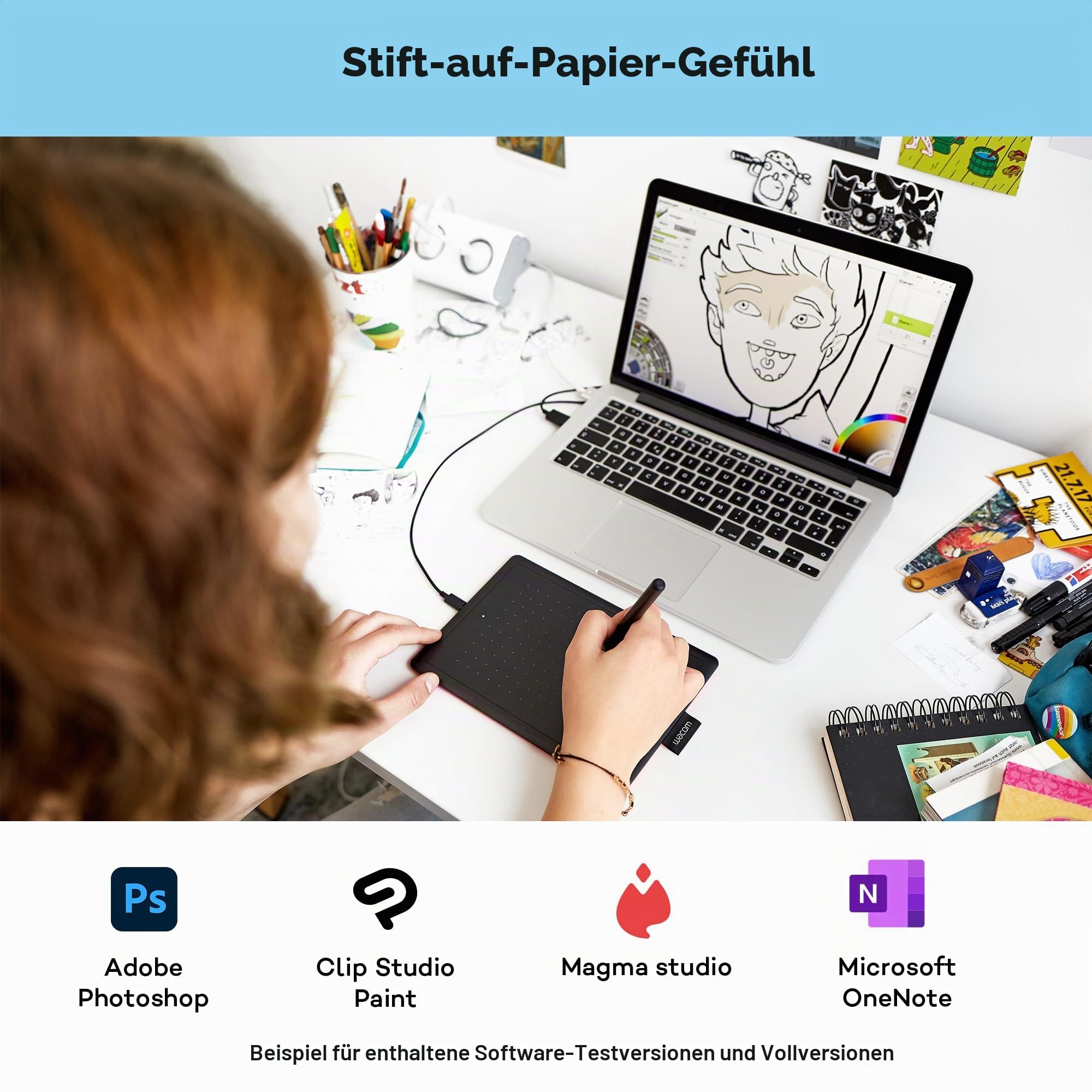wacom-one-by-wacom-small-stifttablet-inkl-batterielosem-pen-2k image 2