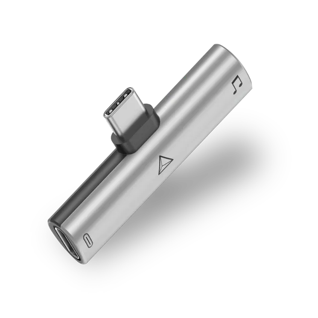 adonit-nest-usb-c-auf-klinke-usb-c-adapter-mit-dac-und-60w-pd image 1