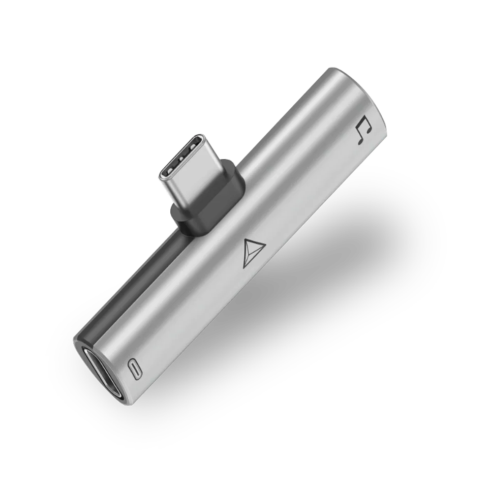 adonit-nest-usb-c-auf-klinke-usb-c-adapter-mit-dac-und-60w-pd image 1