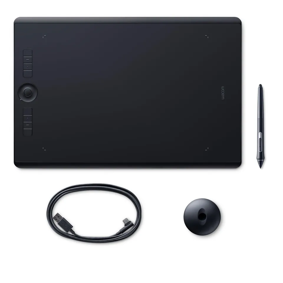 wacom-intuos-pro-large-grafik-tablett-mit-bluetooth-pro-pen-2-8192-druckstufen image 1