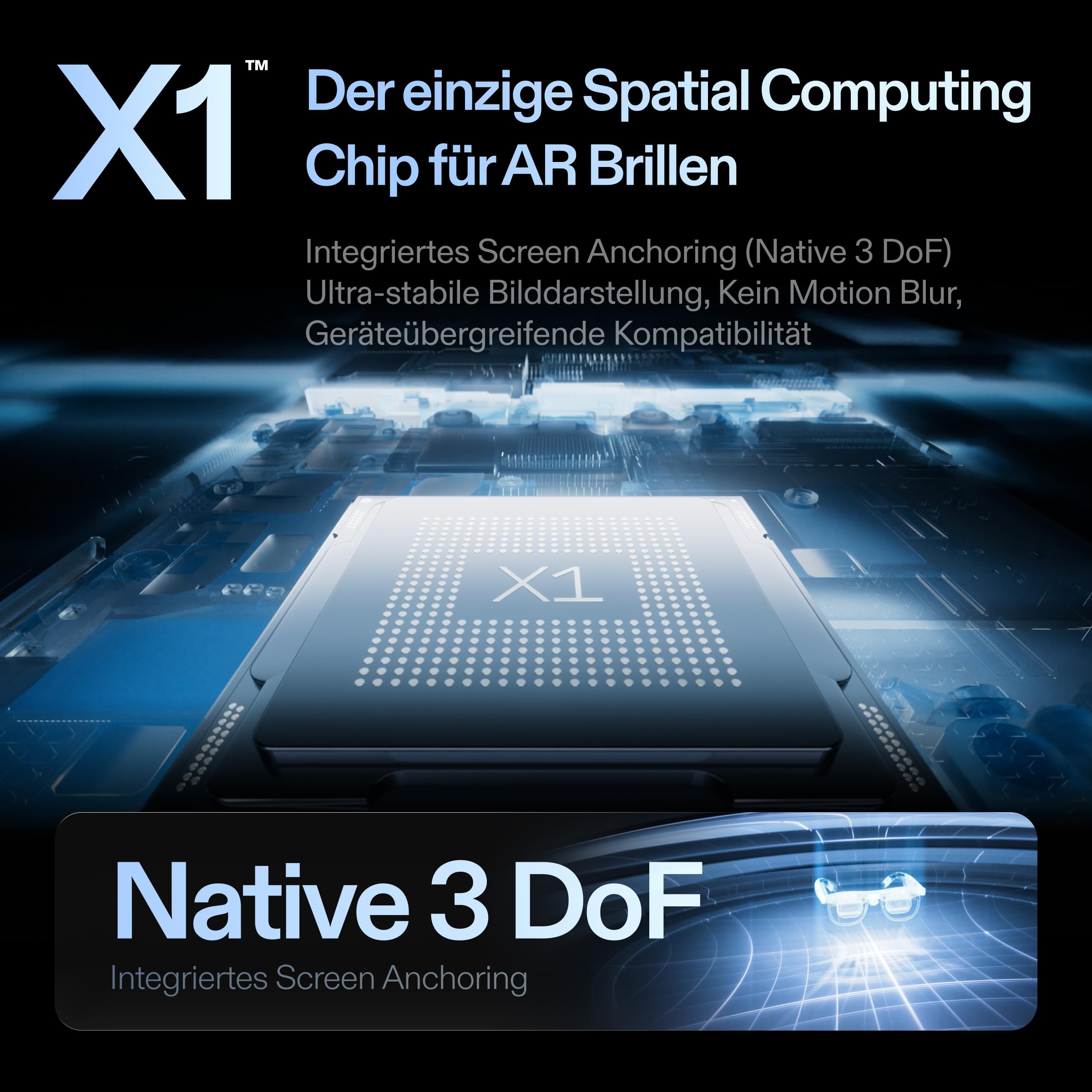 xreal-one-pro-ar-brille-mit-x1-chip-171-zoll-120-hz-micro-oled-native-3dof-bose- image 4