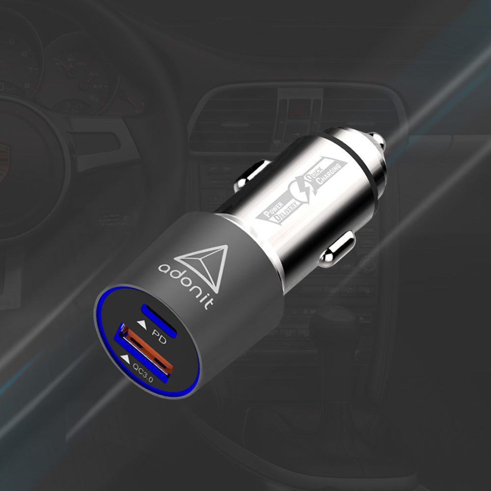 adonit-fast-car-charger-usb-c-pd-24w-auto-ladeger-t image 2