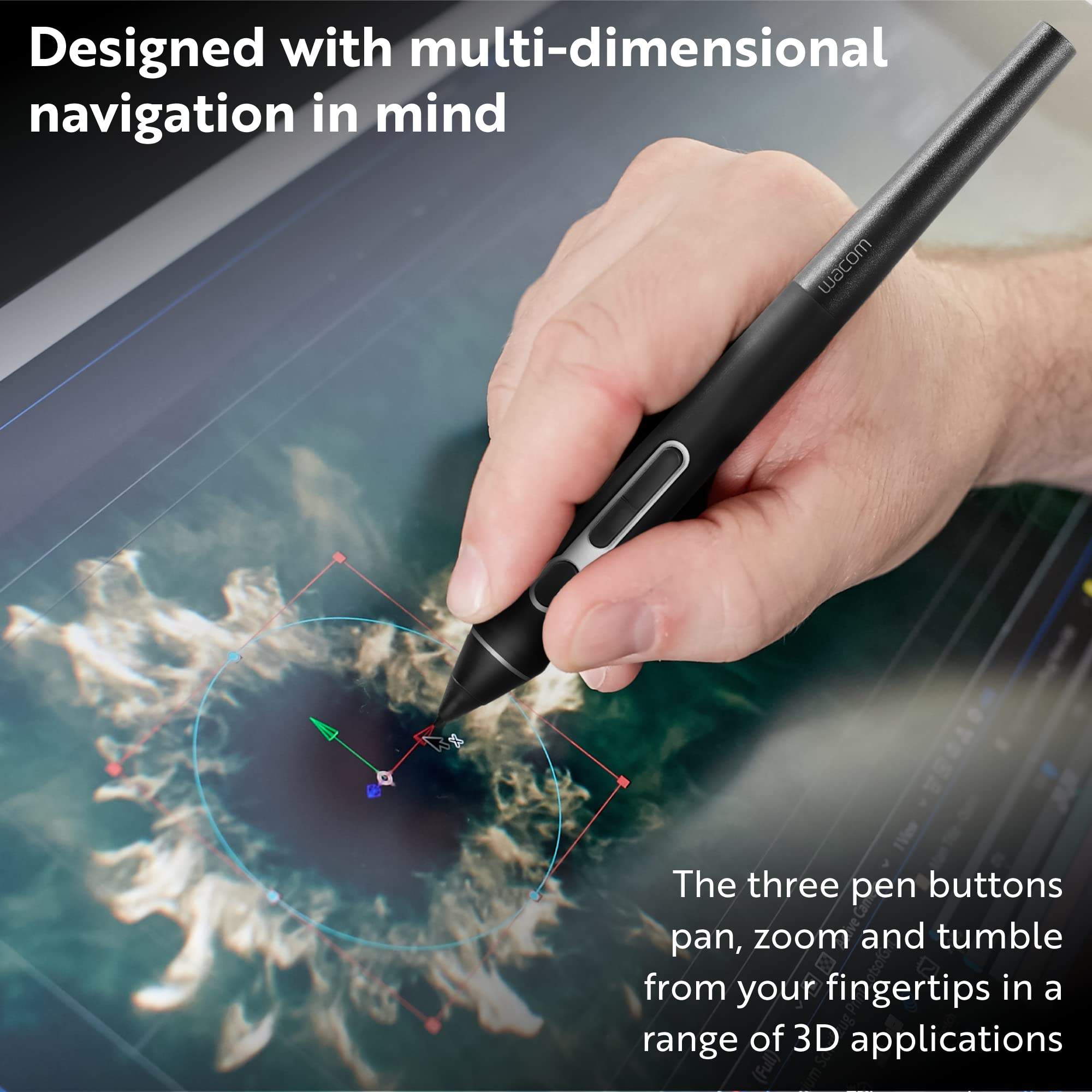 wacom-pro-pen-3d-kp505-stift-mit-3-tasten-f-r-3d-und-2d image 2