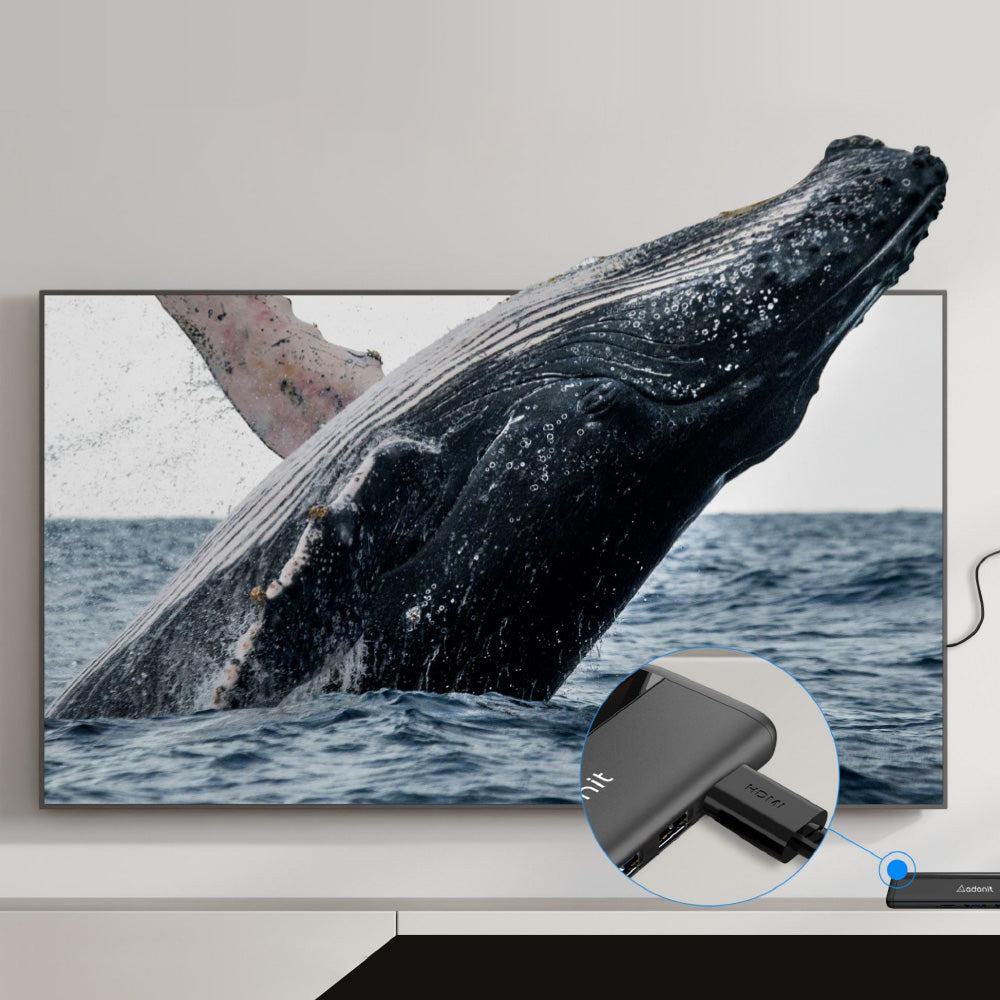 adonit-nest-7-in-1-usb-c-hub-mit-hdmi-4k-60hz-100w-pd-und-gigabit-ethernet image 2
